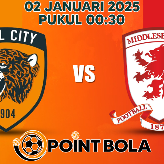 Prediksi Hull City Vs Middlesbrough Dalam Laga Championship 02 Januari 2024